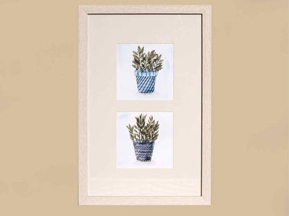 'Pot Of Herbs' Framed Print 2/2