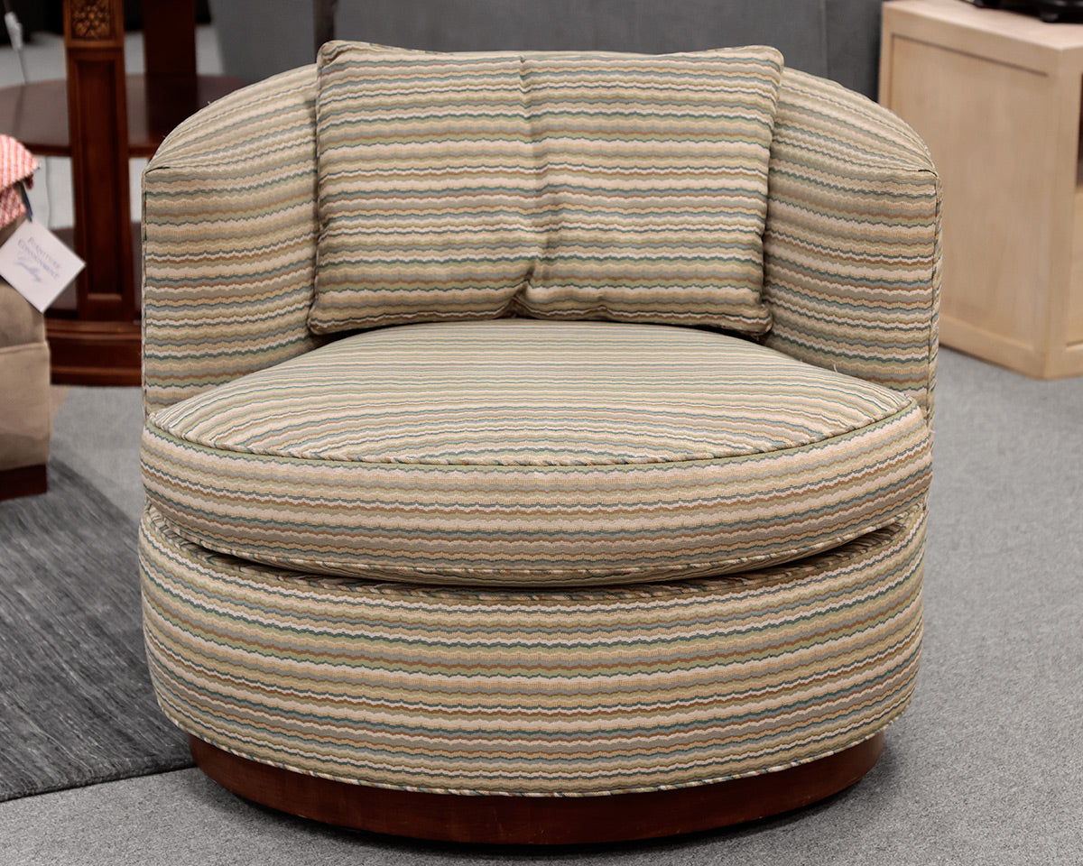 Kravet Round Swivel Chair