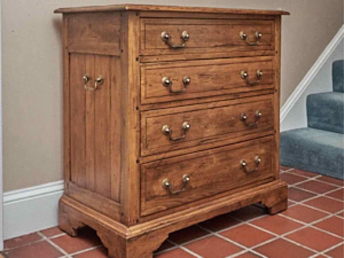Ethan Allen Rustic Elm 4 Drawer Chest