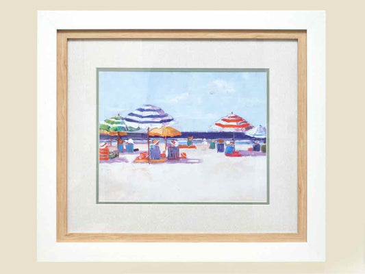 'Day Dream Believers II' Double Matted In White Frame