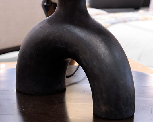 Black Ceramic Table Lamp