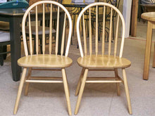 Set of Maple Windsor Style Dining Chairs