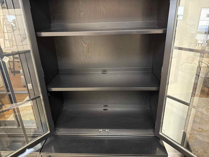 Pottery Barn Black China Cabinet