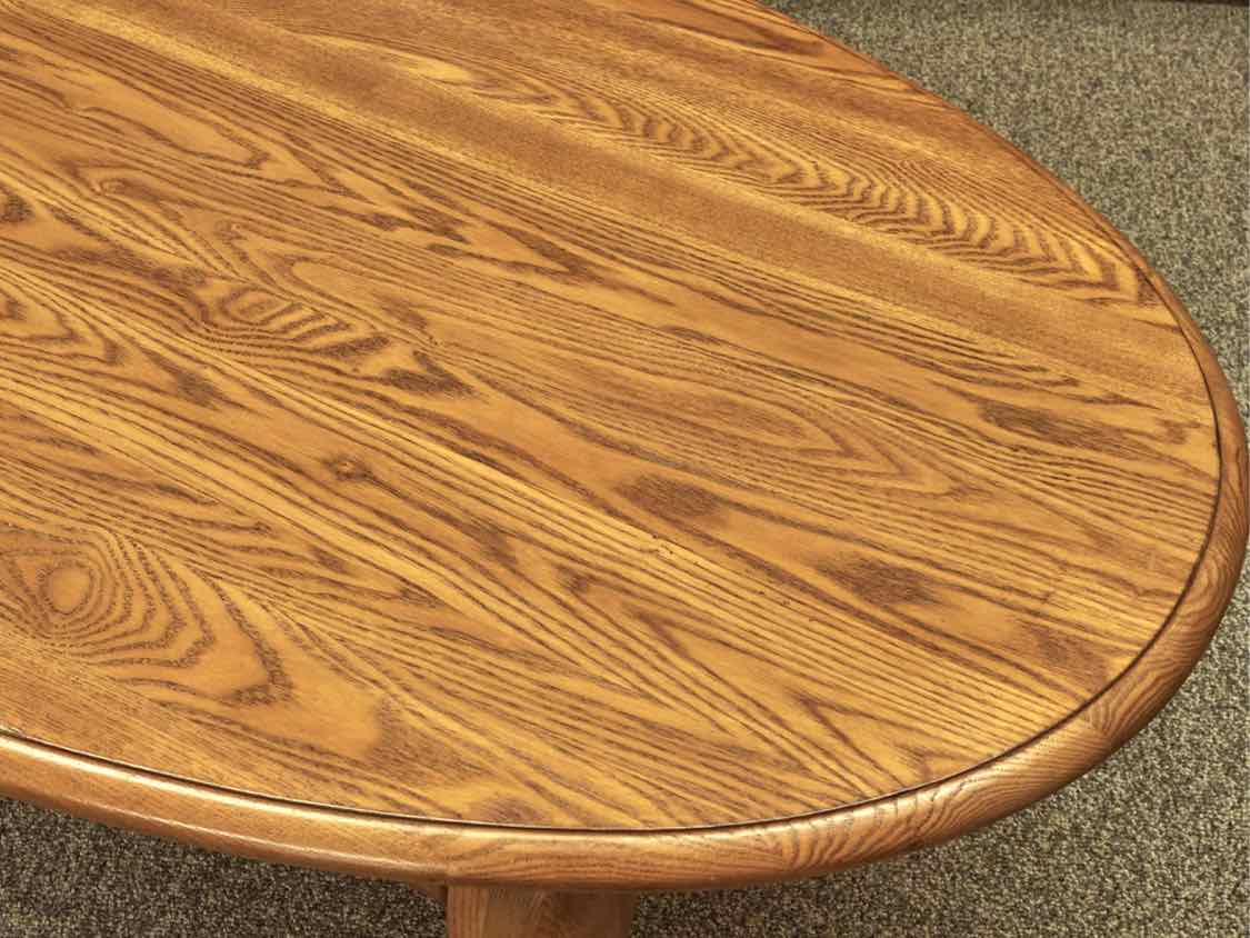 Kincaid Oak Cocktail Table w/ Queen Anne Legs