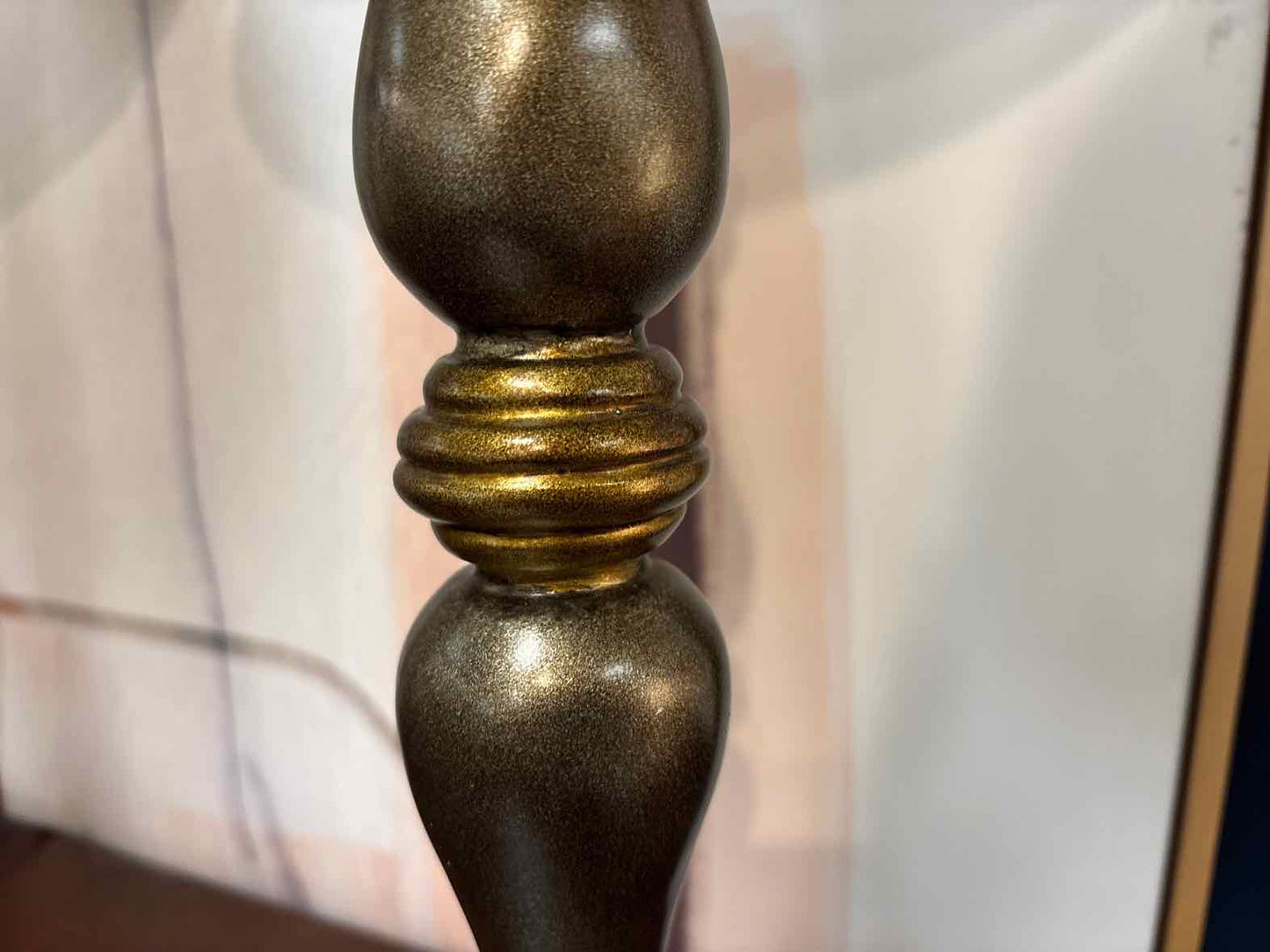 Pair of Metallic Table Lamps