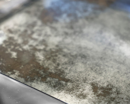 Rectangular Glass and Chrome Cocktail Table