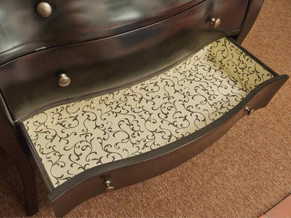 Crate & Barrel Black Bombay Accent Chest