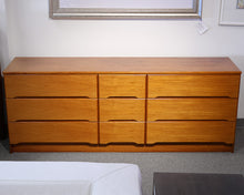 Teak 9 Drawer Dresser