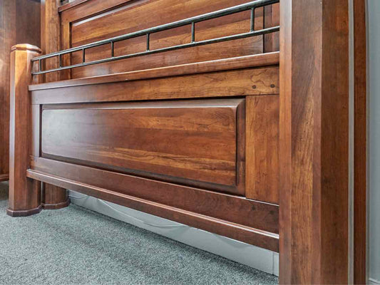 Bob Timberlake for Lexington Cherry Queen Bed W/ Metal Accents