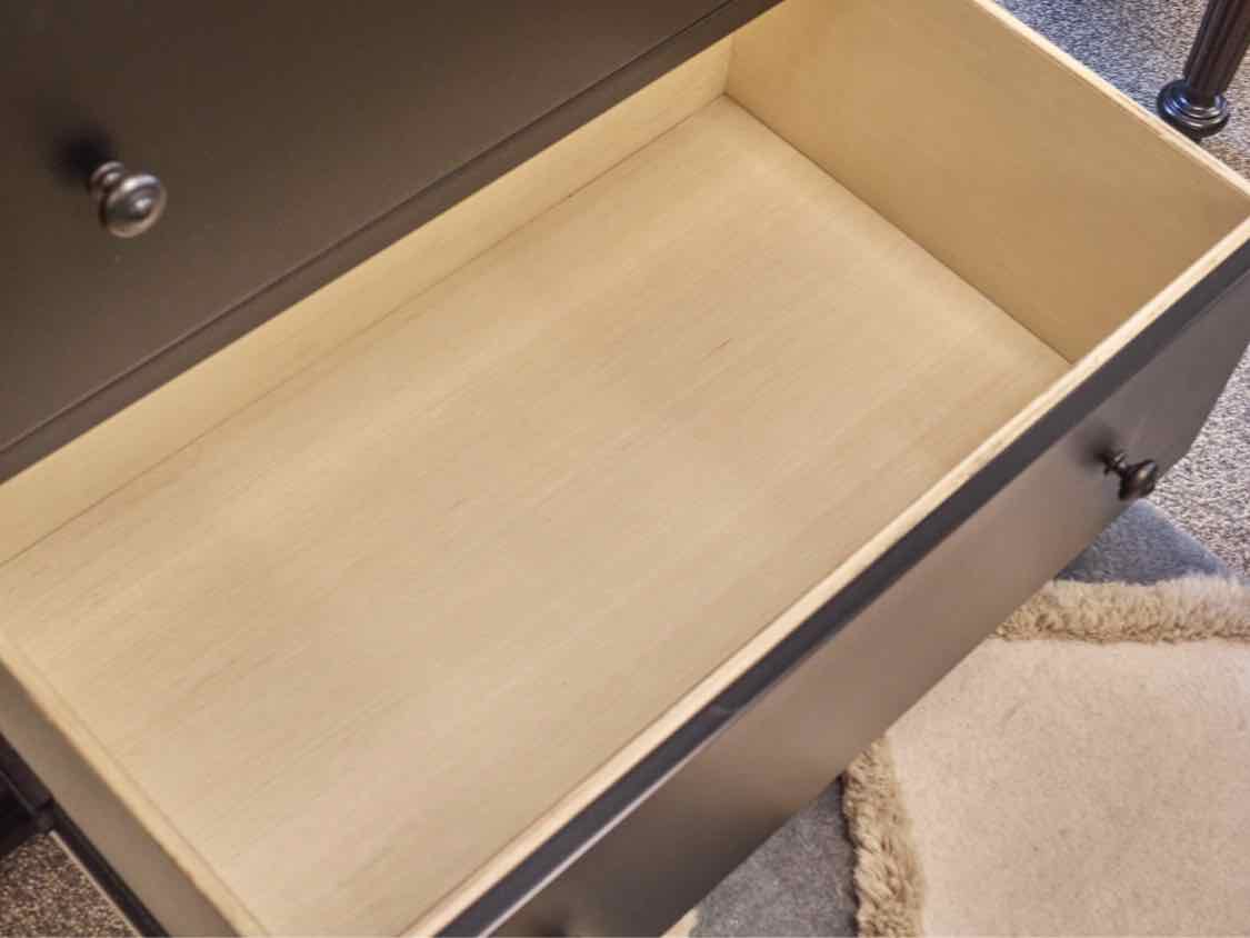 Aspen Home Seven Drawer Black Dresser & Mirror