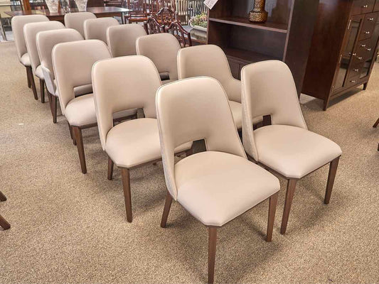 Set of 12 'Olivya' Custom Dining Chairs made by Amish