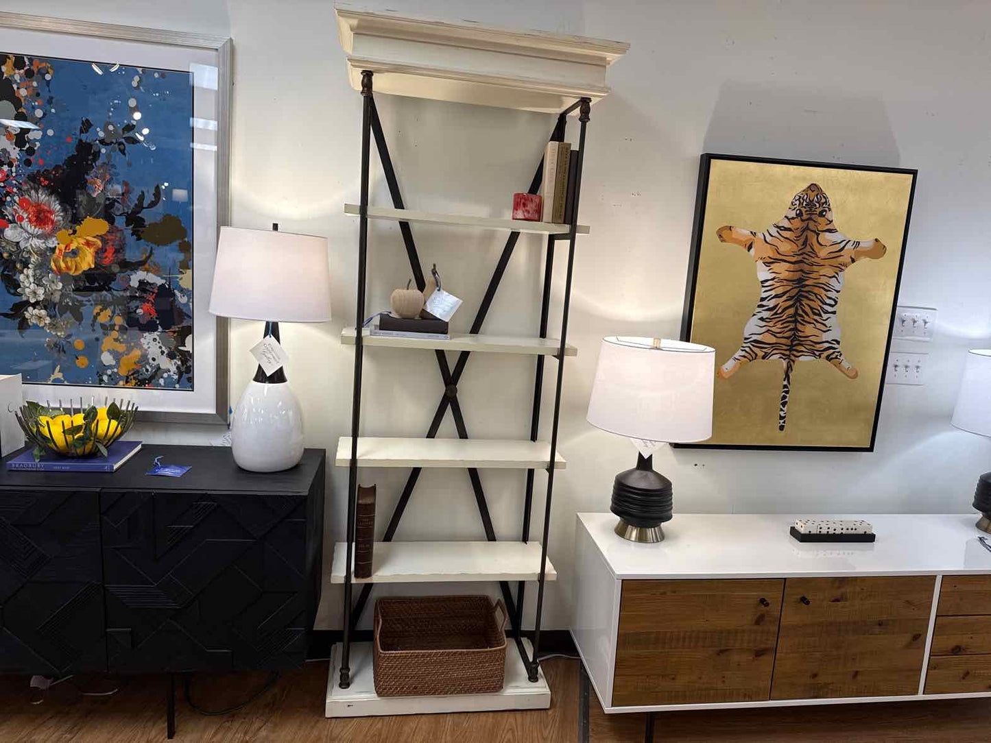 Restoration Hardware Parisian Cornice Shelving