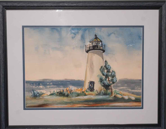 Original Watercolor of  Lighthouse