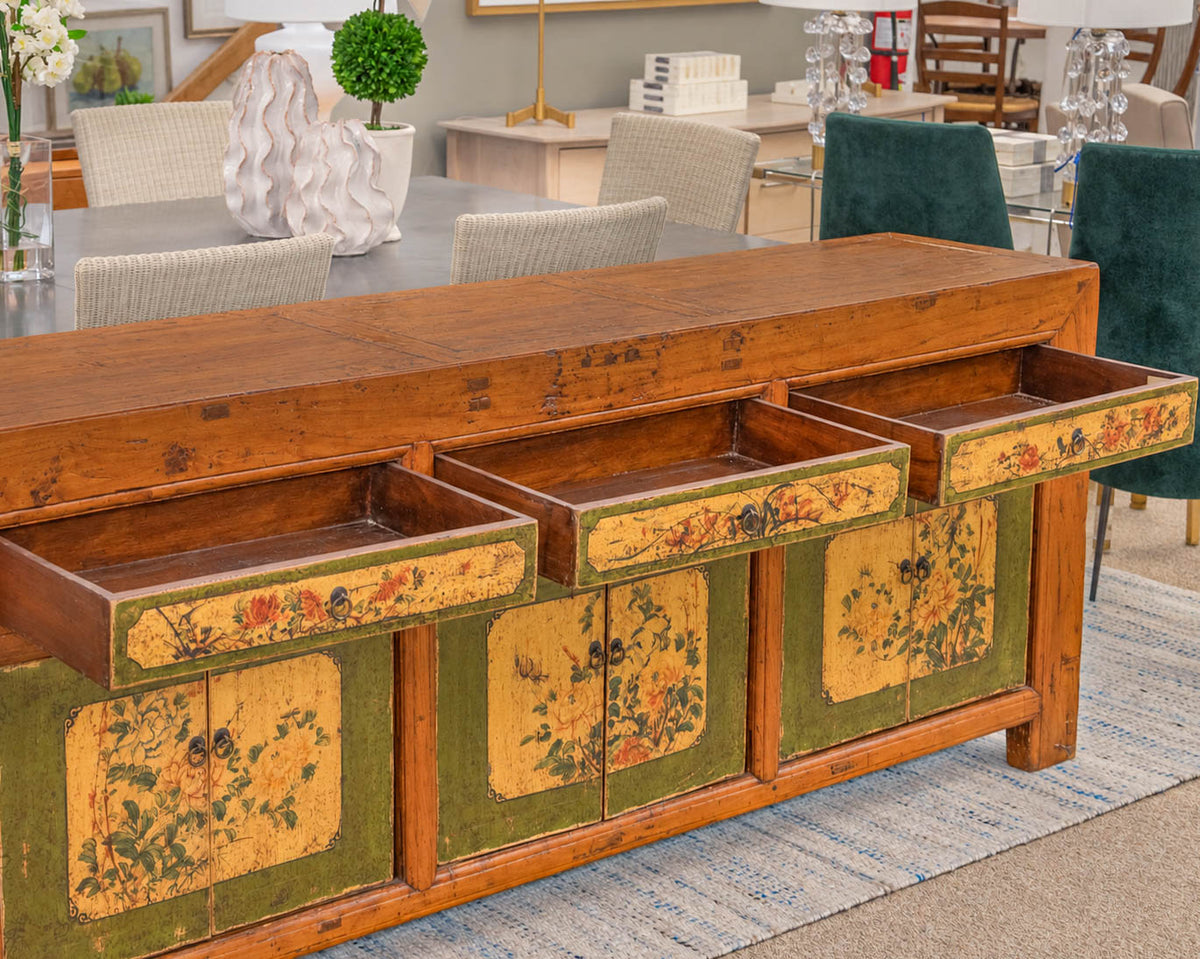 Mohr & McPherson Painted Elm Wood Sideboard