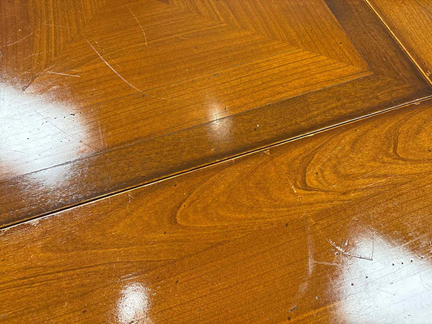 Italian Vintage Expanding Game Table w/ 4 Chairs