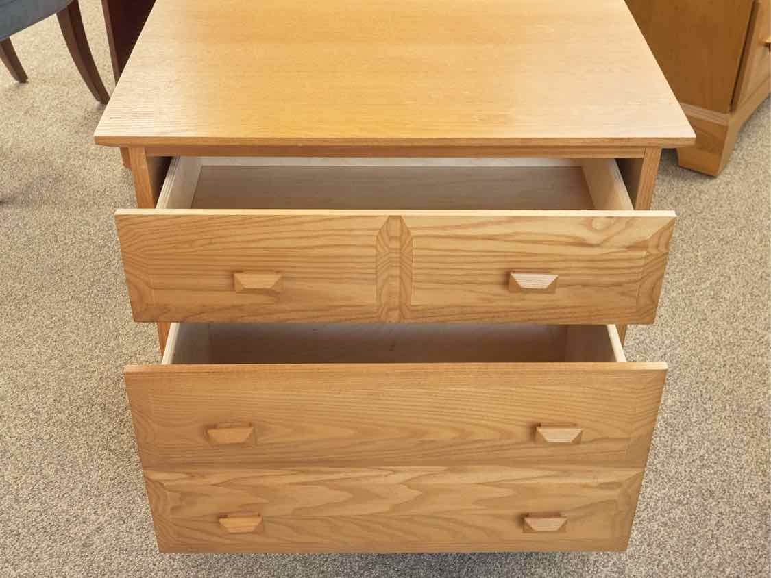 Vaughn Basset 3 Drawer Nightstand
