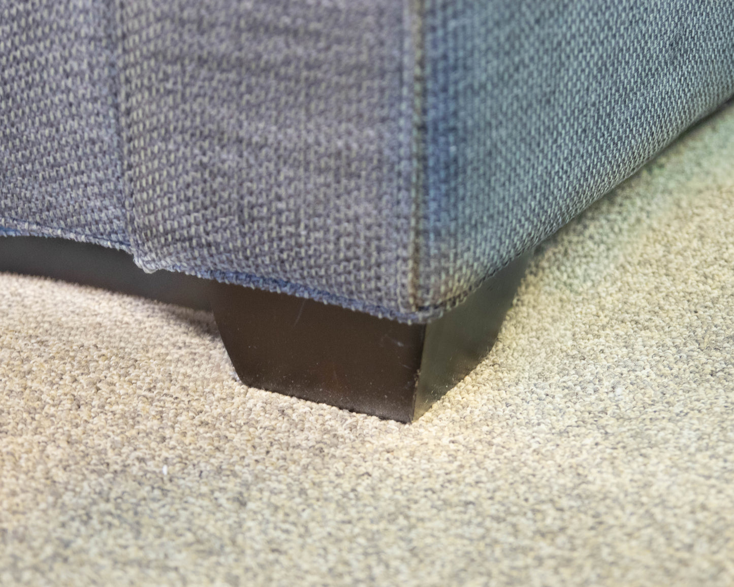 Crate & Barrel Cameron 89" Track Arm Sofa in Grey Tweed