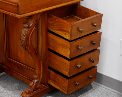 Antique Davenport Captain's Desk