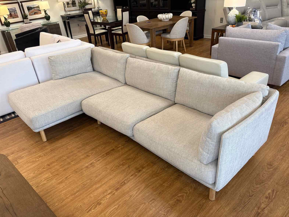 Crate & Barrel 2-Piece 'Wells' Sectional