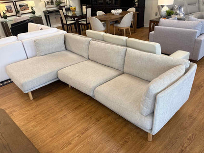 Crate & Barrel 2-Piece 'Wells' Sectional