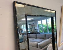 West Elm Tiled Frame Mirror in Antique Bronze Finish
