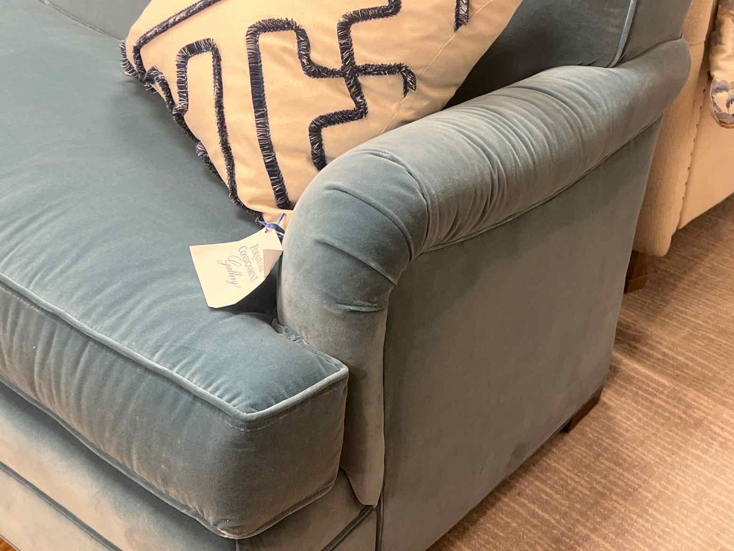 Kravet Azure Velvet Sofa