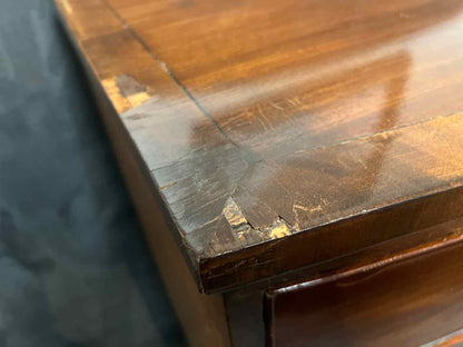 5 Drawer Inlaid Mahogany Chest