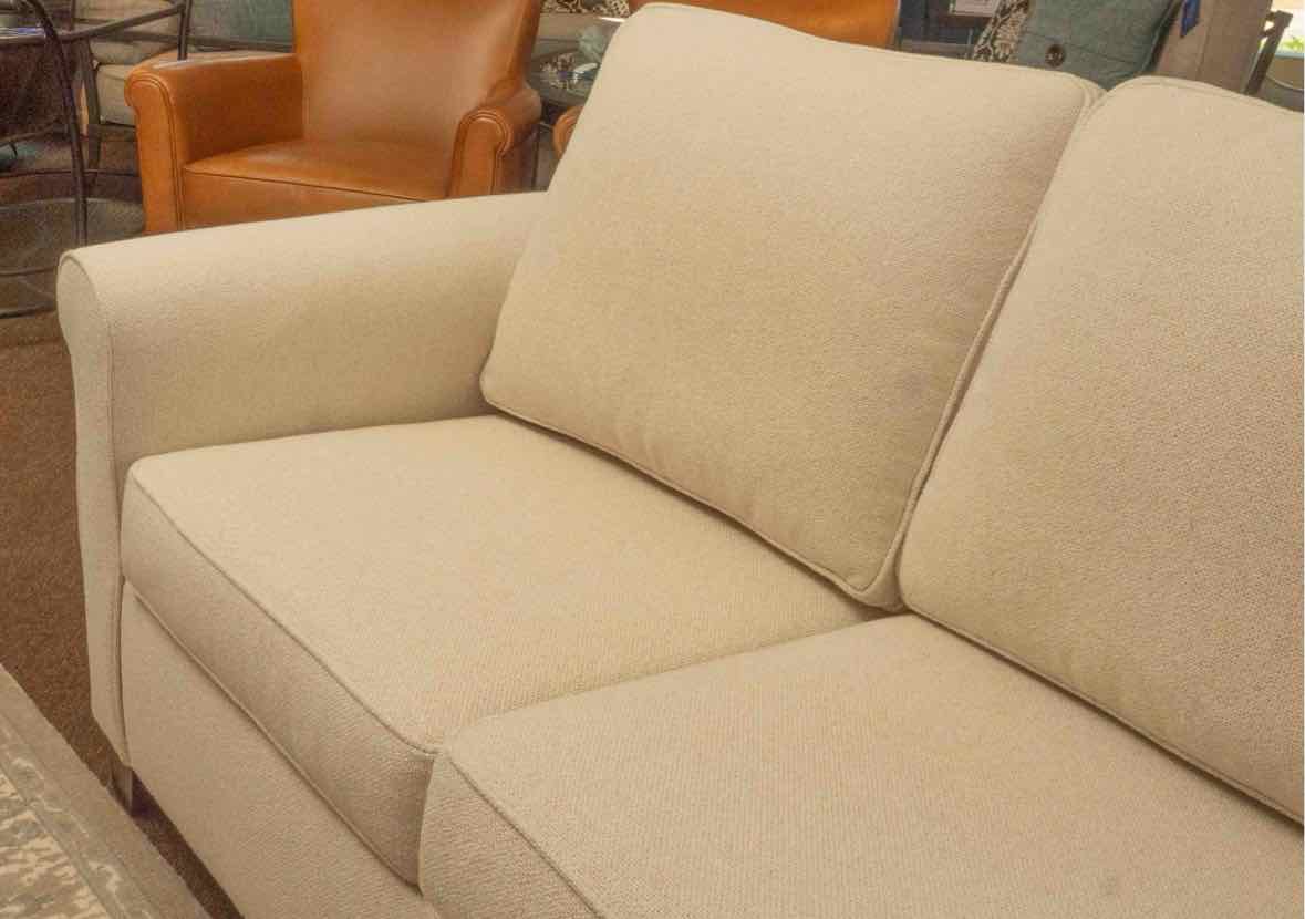 Pottery Barn 'Cameron' Oatmeal Boucle Upholstered 2 Cushion  Loveseat