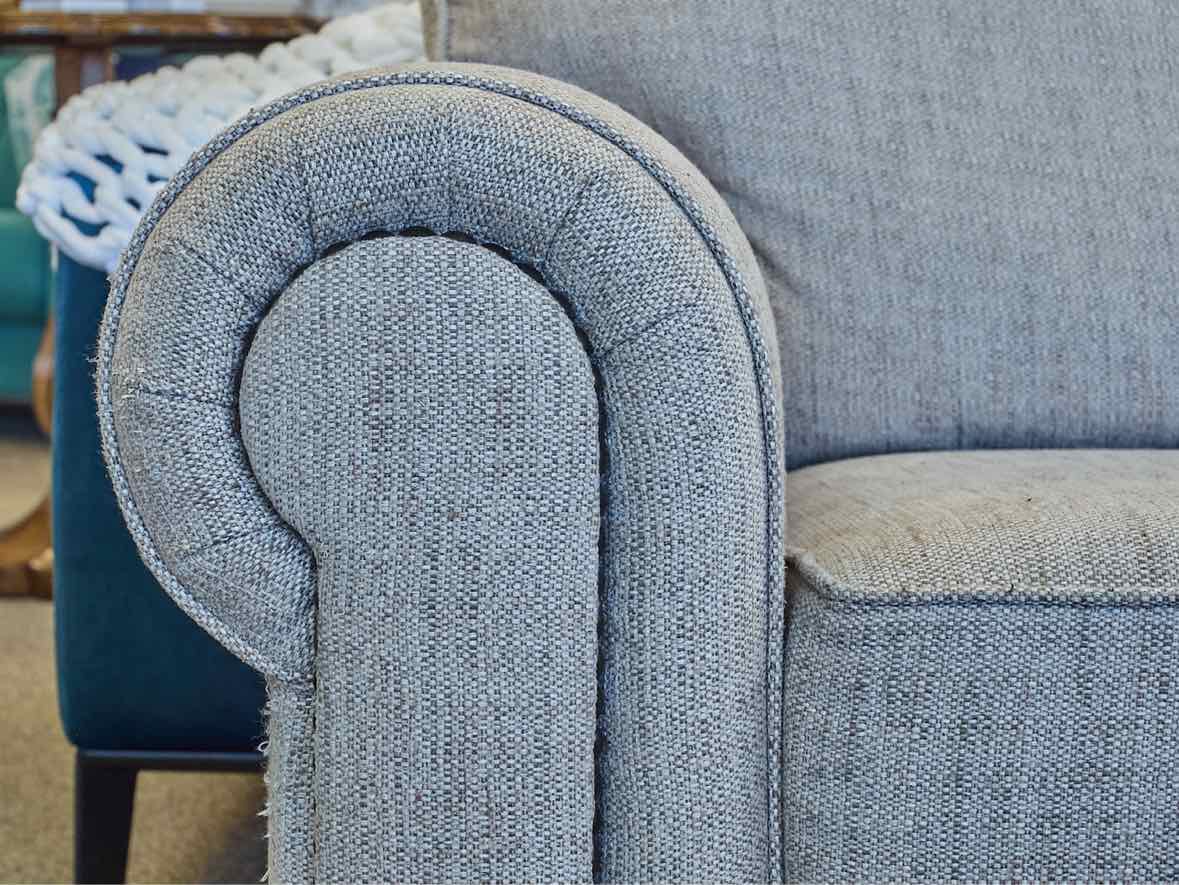 Flexsteel Three Cushion Sofa in Oatmeal Woven Fabric