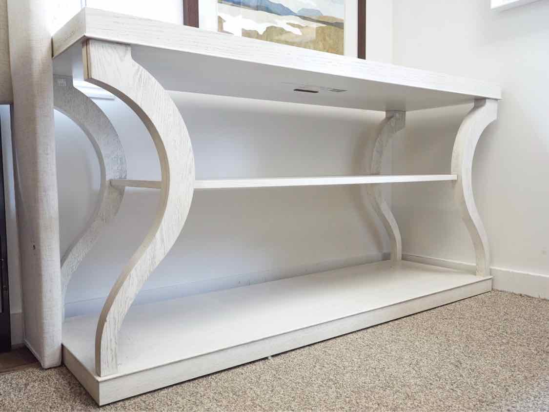 Ethan Allen 'Donatella' Oak Console