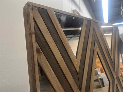 Floor Mirror w/ Wood Accents