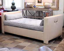 Modern Leather Upholstered Daybed