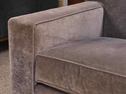 Mitchell Gold + Bob Williams Jean-Luc Chair in Grey Velvet