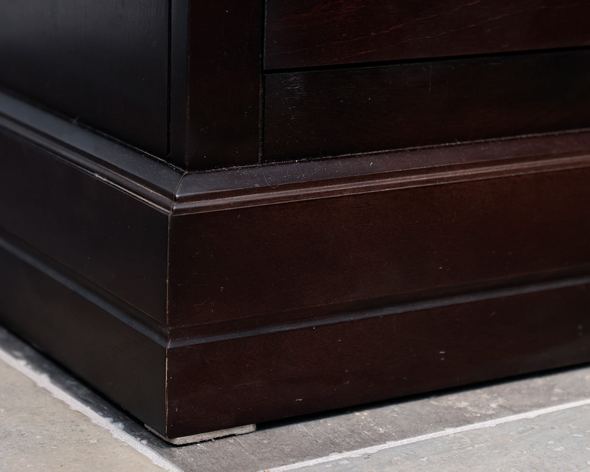 Bermex Dark Cherry Display Cabinet