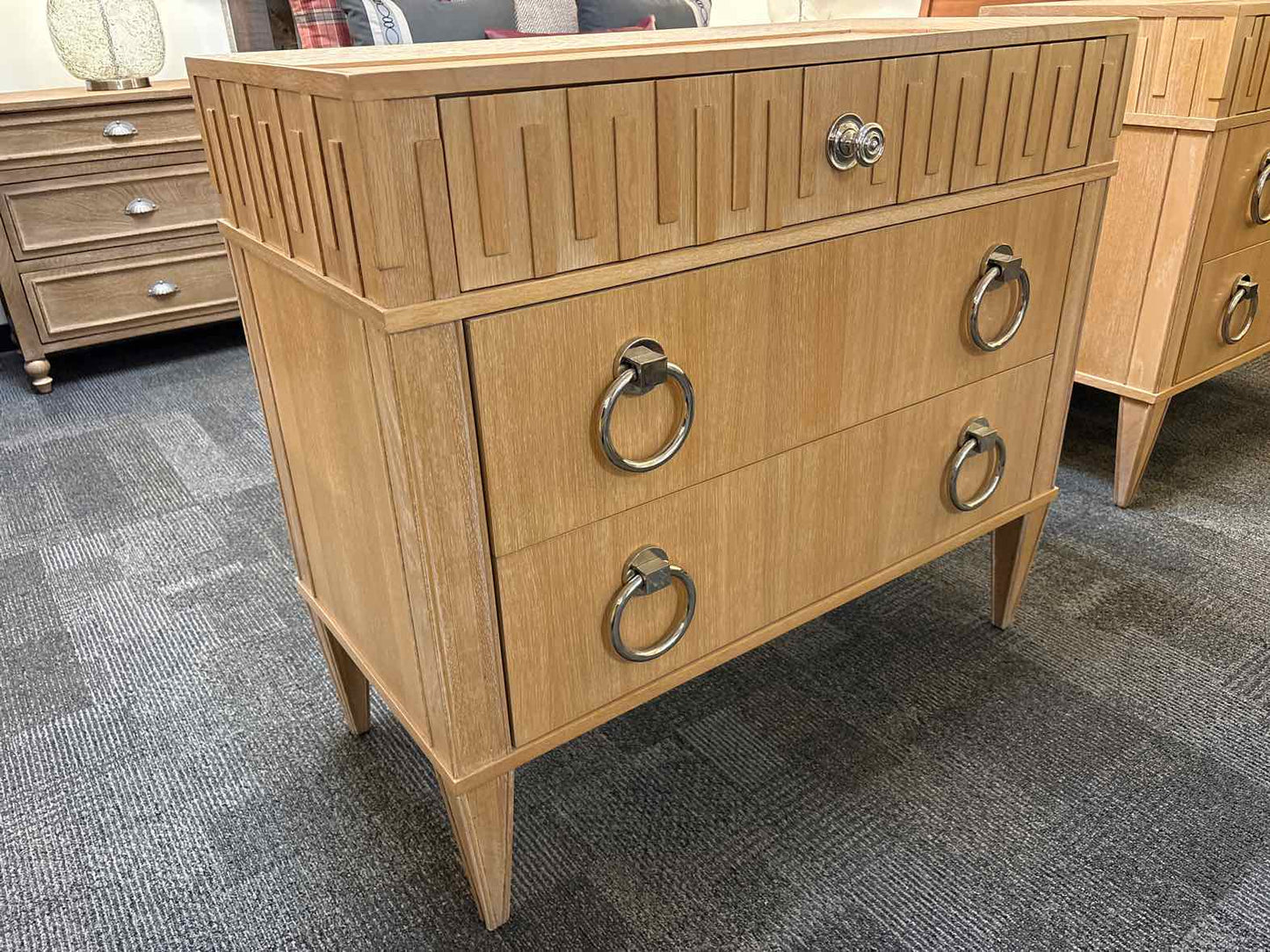 Global Views 3-Drawer Oak Bachelor's Chest