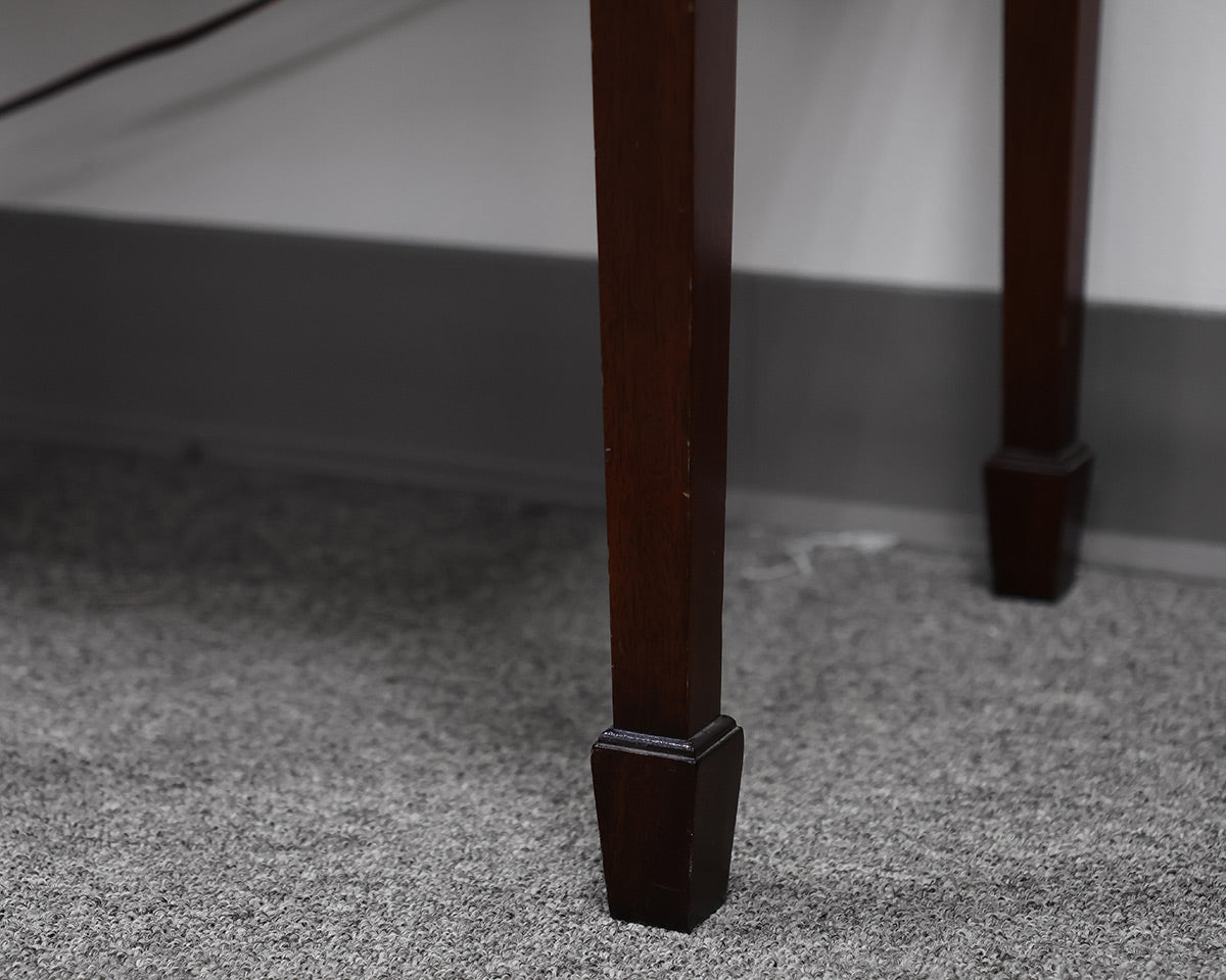 Banded-mahogany serpentine front server