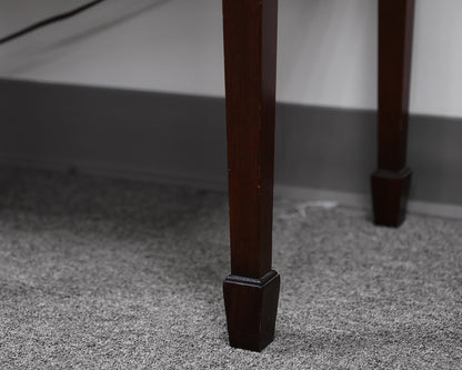 Banded-mahogany serpentine front server