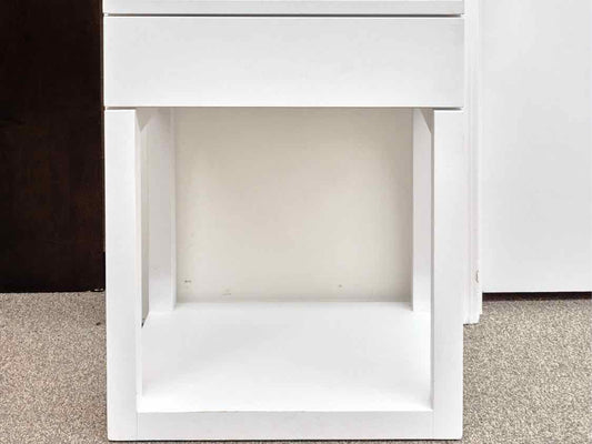Contemporary White Side Table