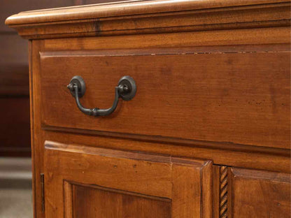 Pair of Ethan Allen " Country Crossing" Maple 1 Drawer & 2 Door Nightstands