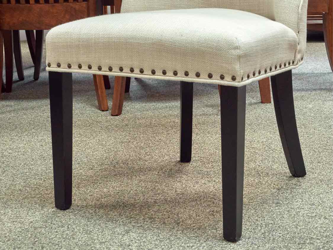 Set of 6 Pier 1 Imports Dining Chairs in Off-White Basketweave