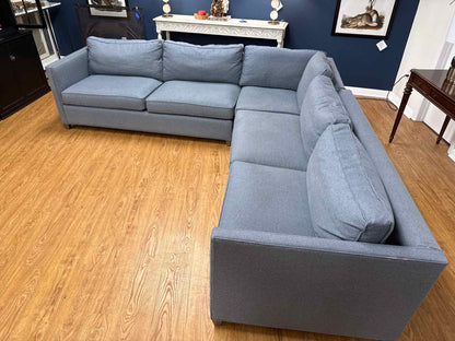 Crate & Barrel 3-Piece L-Shaped Sectional