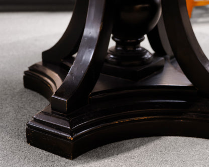 Restoration Hardware St. James 48" Black Round Dining Table