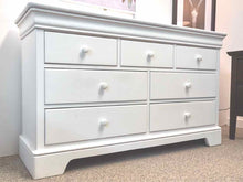 Stanley White Finish 7 Drawer  Dresser