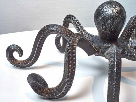 Metal Octopus Decor