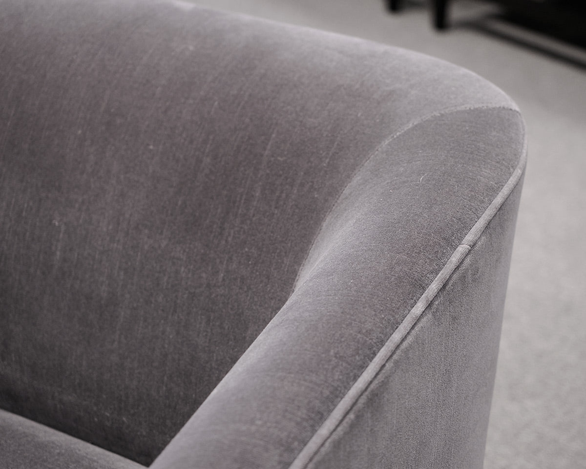 Pair of RH "Italian Shelter" Swivel Arm Chairs
