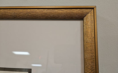 'Muted Horizons D' Landscpe in Antique Gold Frame