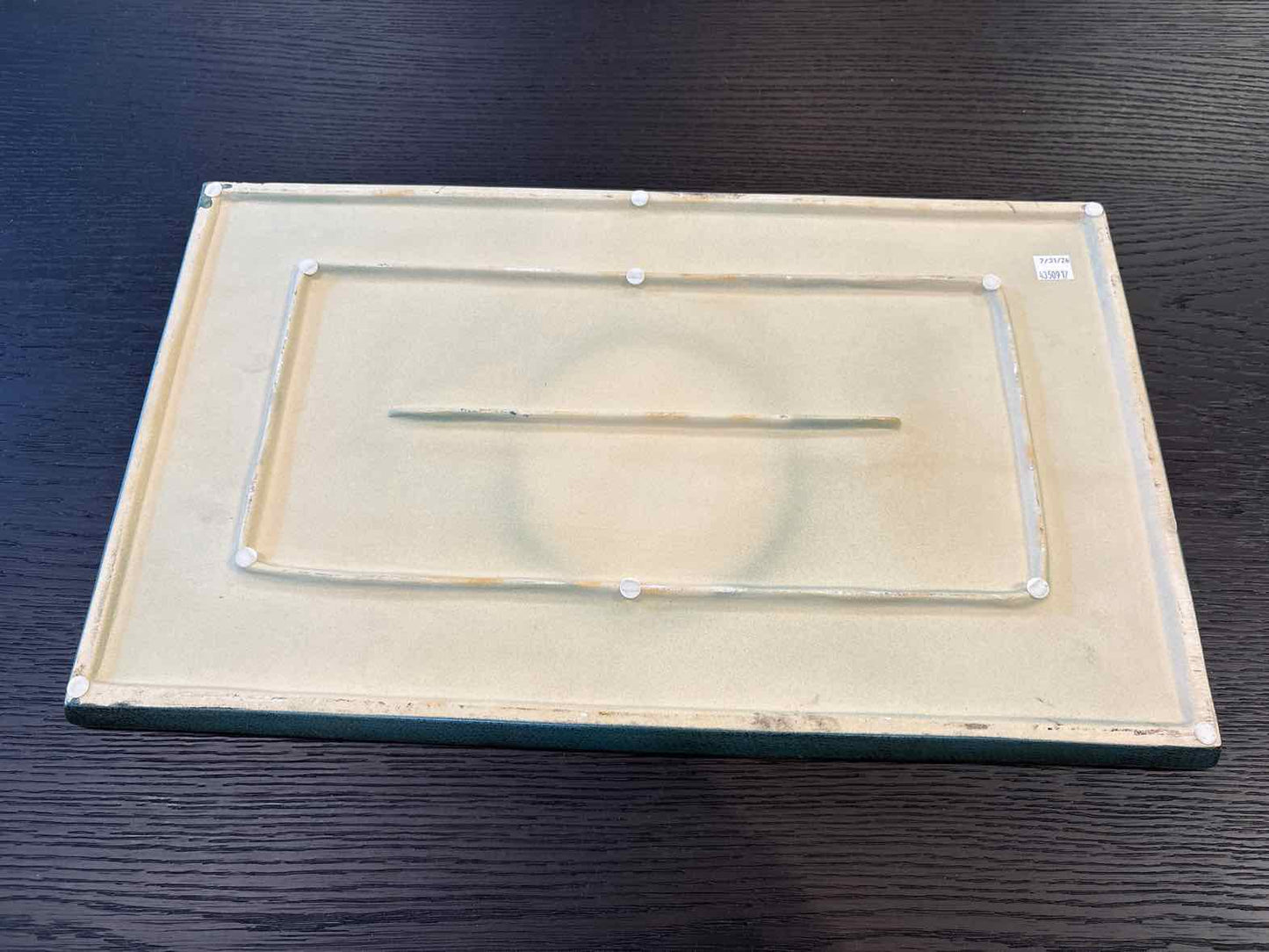 Arhaus Deep Sage Ceramic Tray