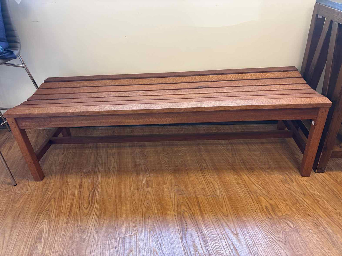 Four Seasons Curved Wooden Bench