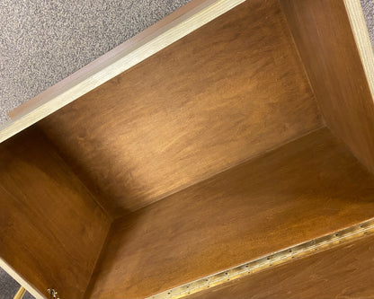 Lift Top Storage Trunk in Cream Finish
