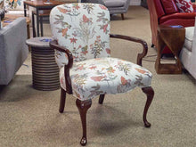 Pair of Queen Anne Gooseneck Arm Chairs